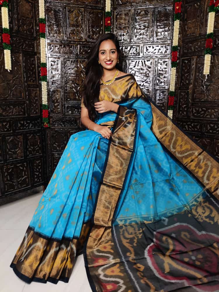 New arrivals ikkat seiko pattu sarees