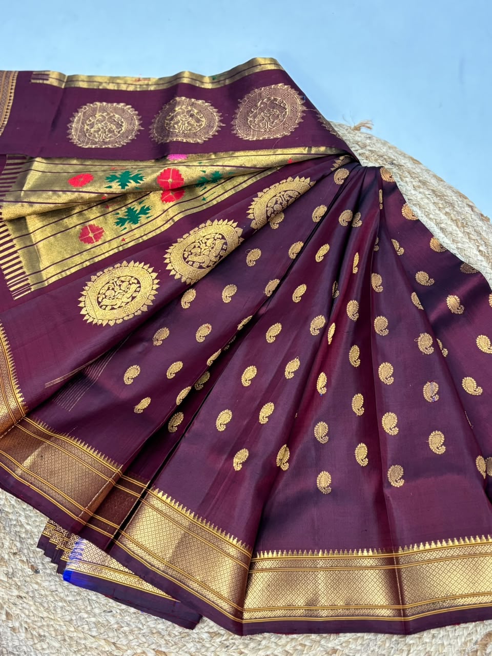 Pure Silk Handloom Kalanjali Paithani